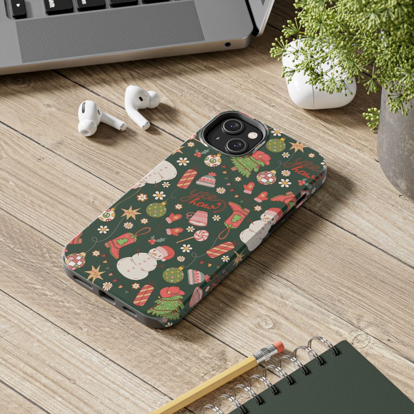 Yee Haw Snowman Phone Case