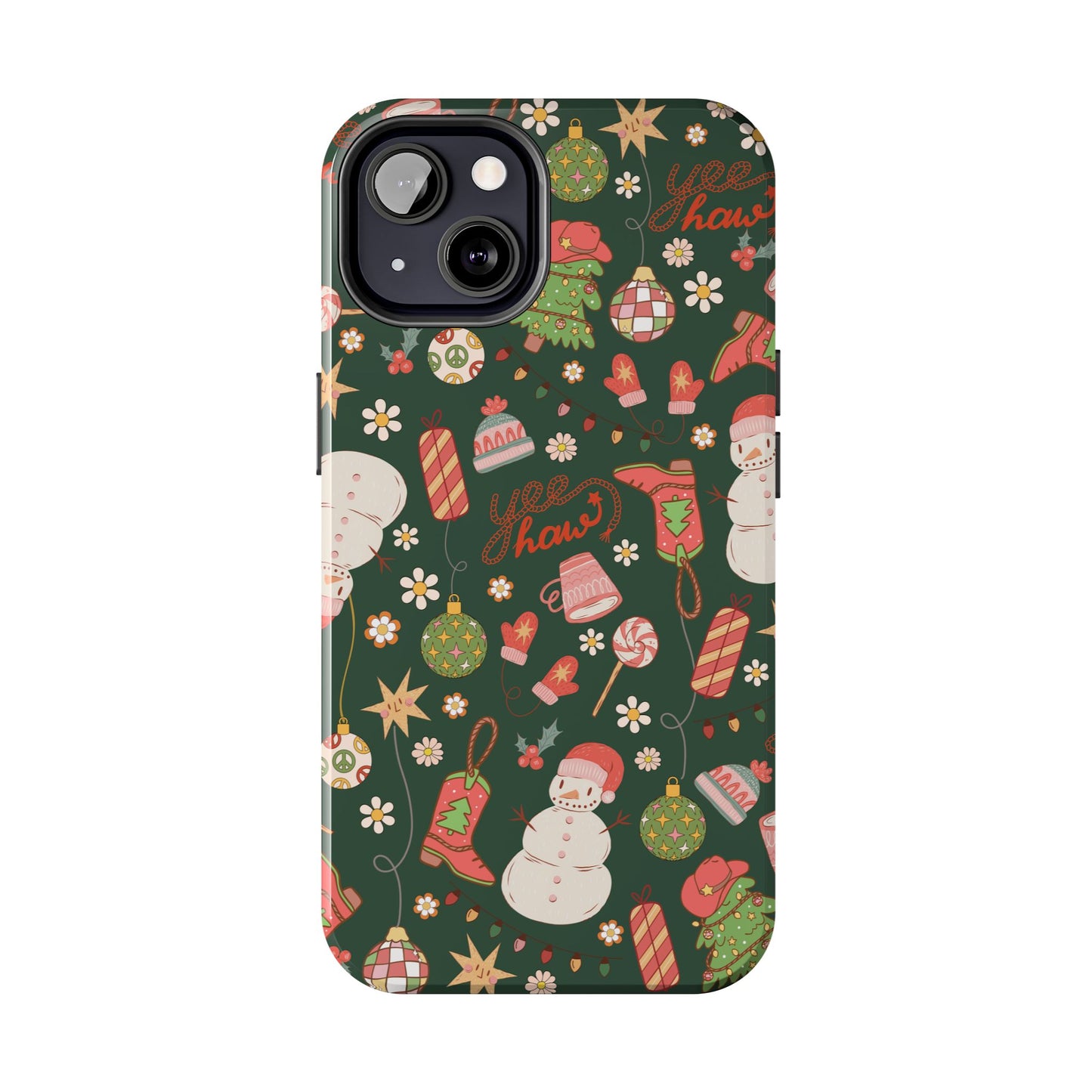 Yee Haw Snowman Phone Case