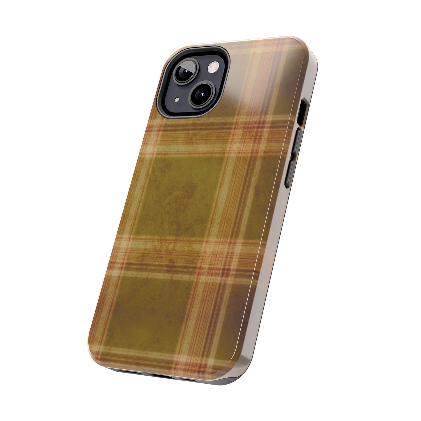 Amber Plaid Phone Case