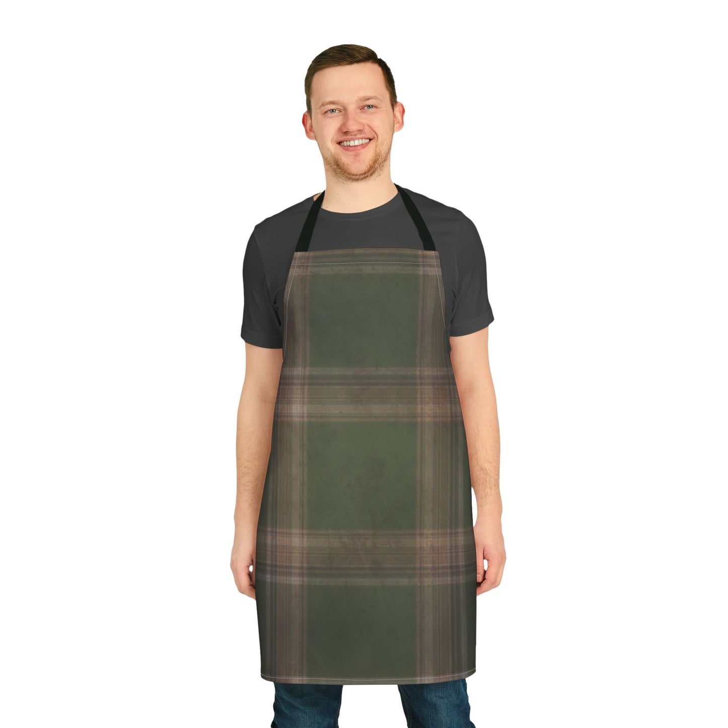 Mossy Plaid Apron