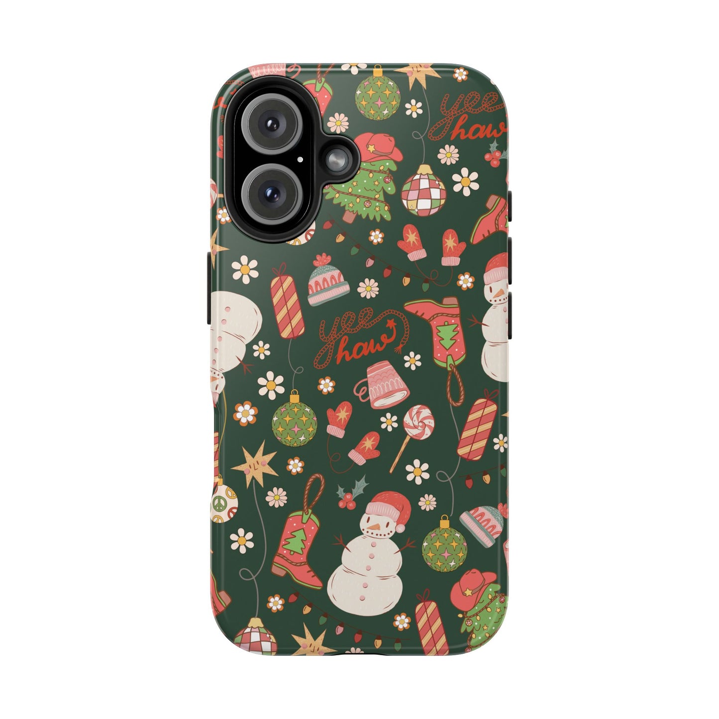 Yee Haw Snowman Phone Case