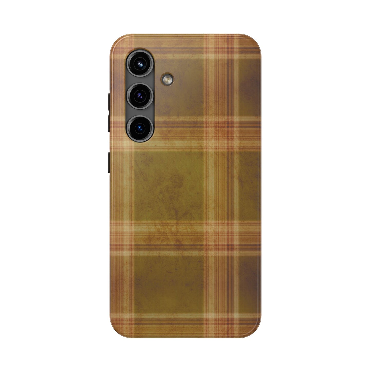 Amber Plaid Phone Case