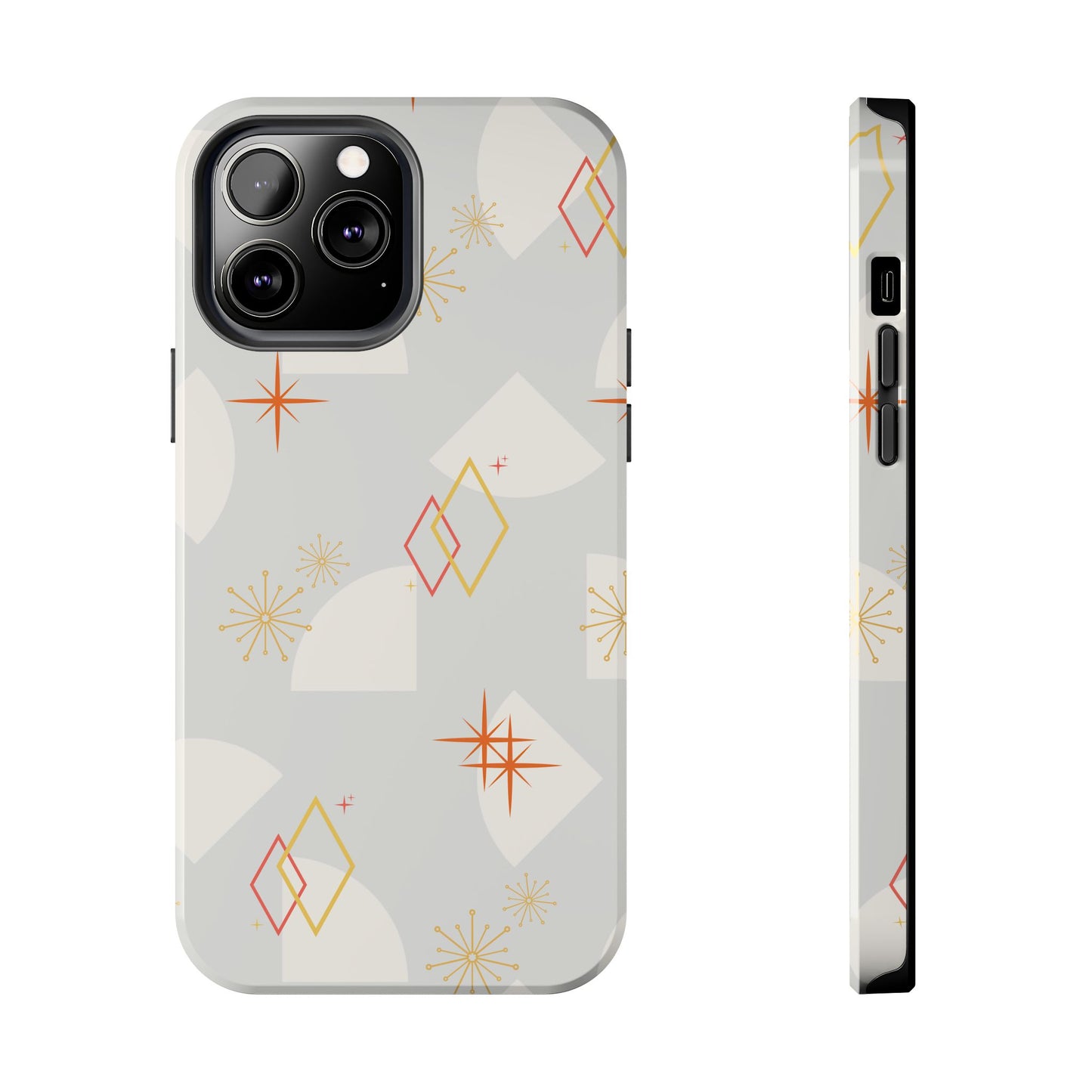 Mid Century Powder Blue Phone Case