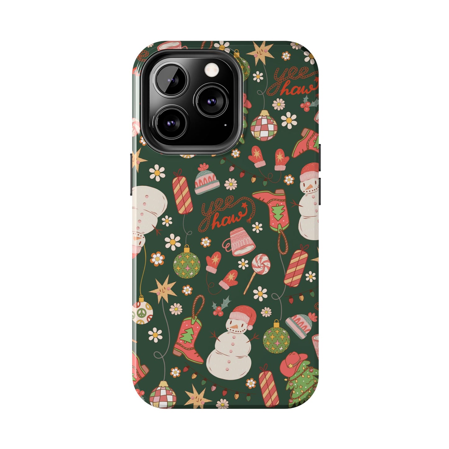 Yee Haw Snowman Phone Case