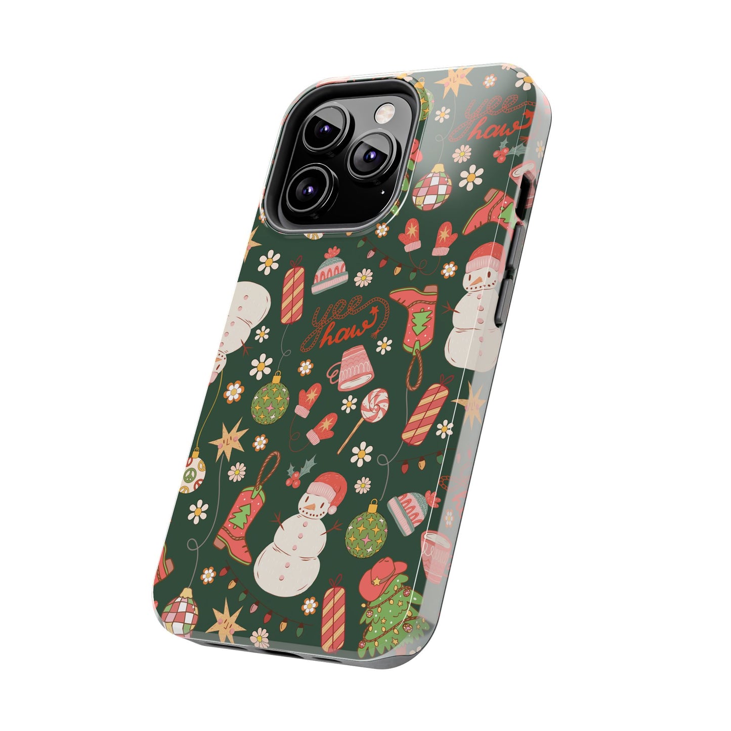 Yee Haw Snowman Phone Case