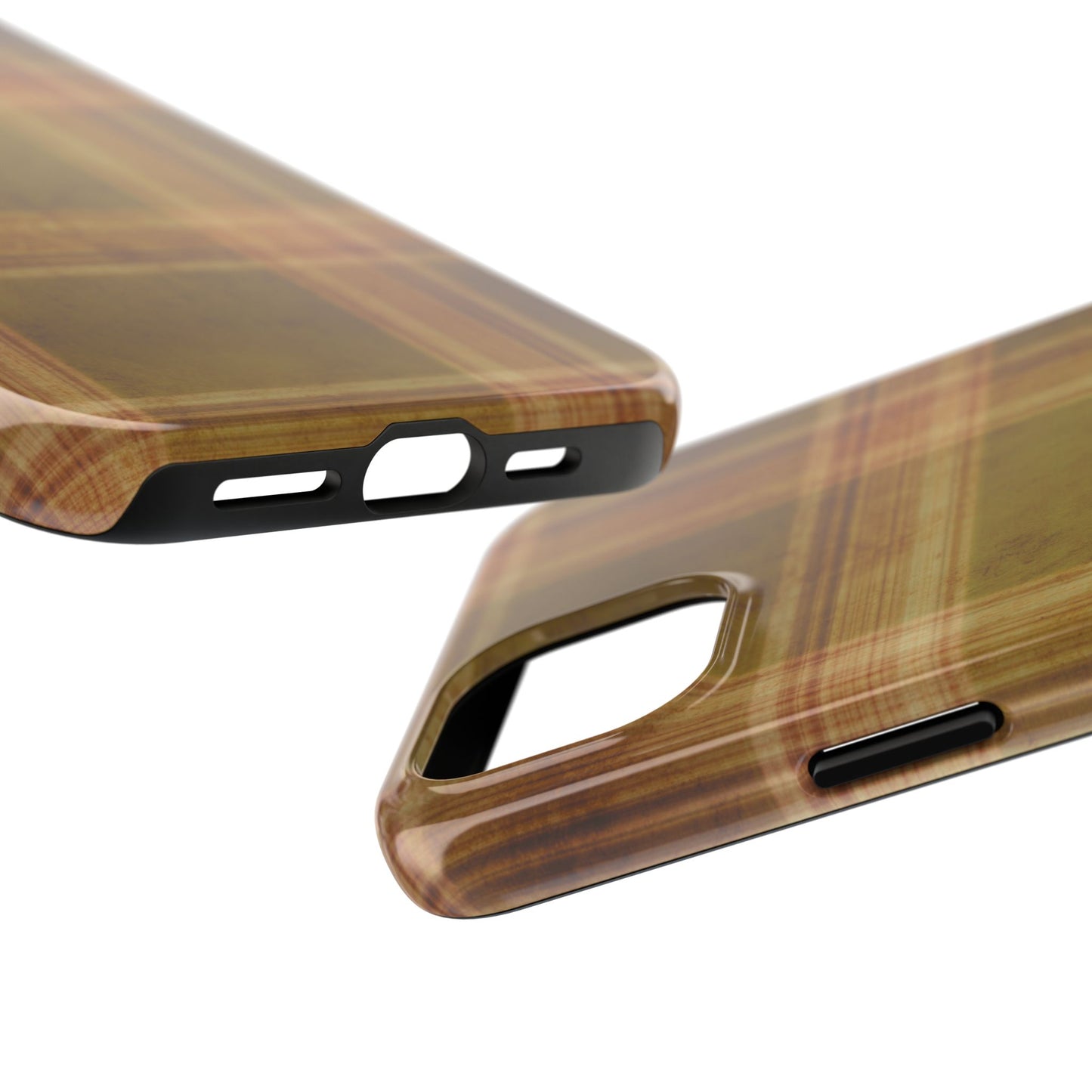 Amber Plaid Phone Case