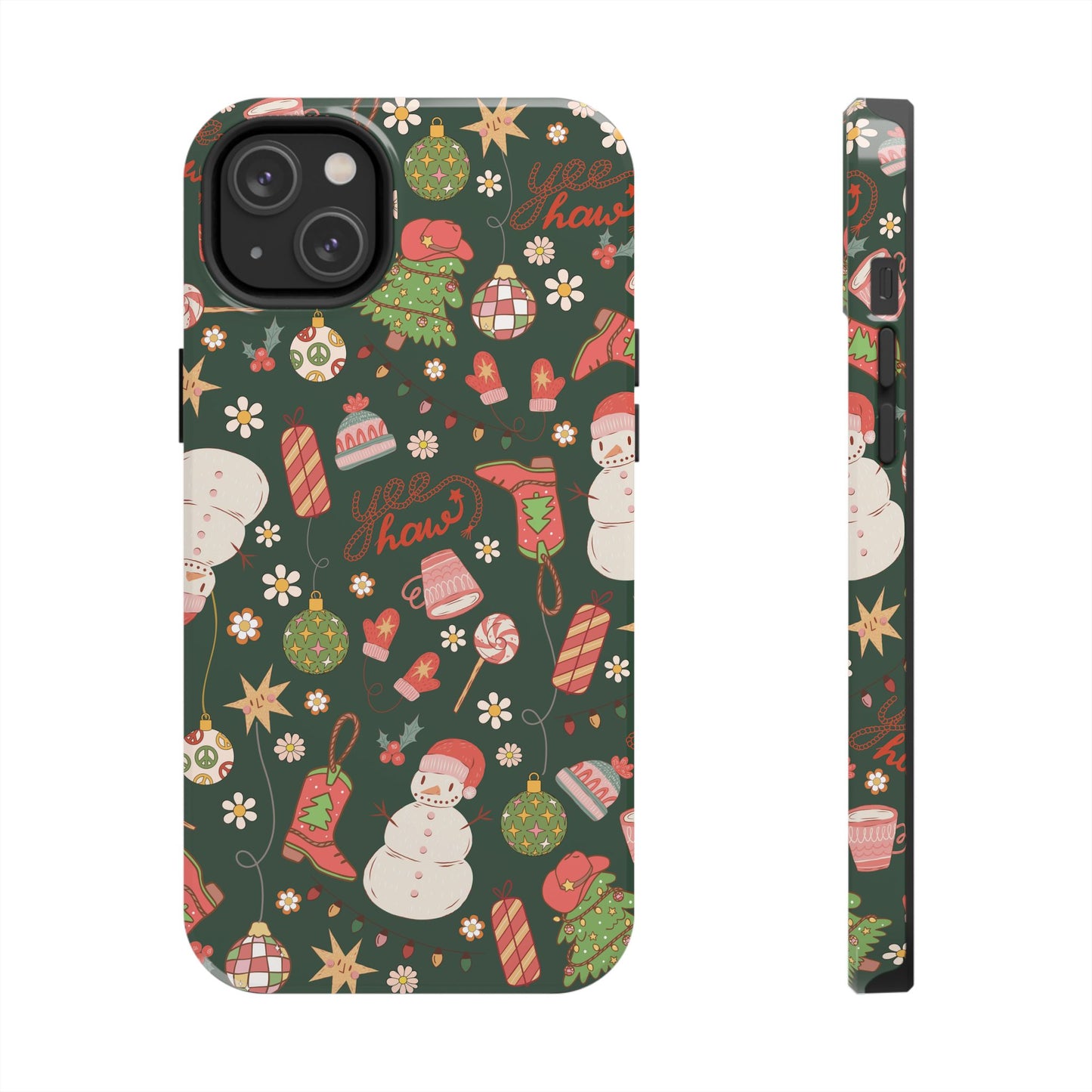 Yee Haw Snowman Phone Case