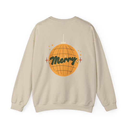 Retro Merry Sweatshirt (Unisex)