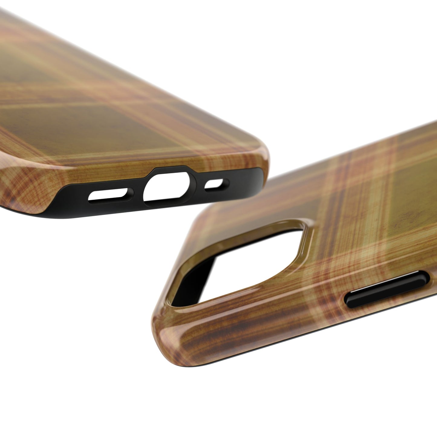 Amber Plaid Phone Case