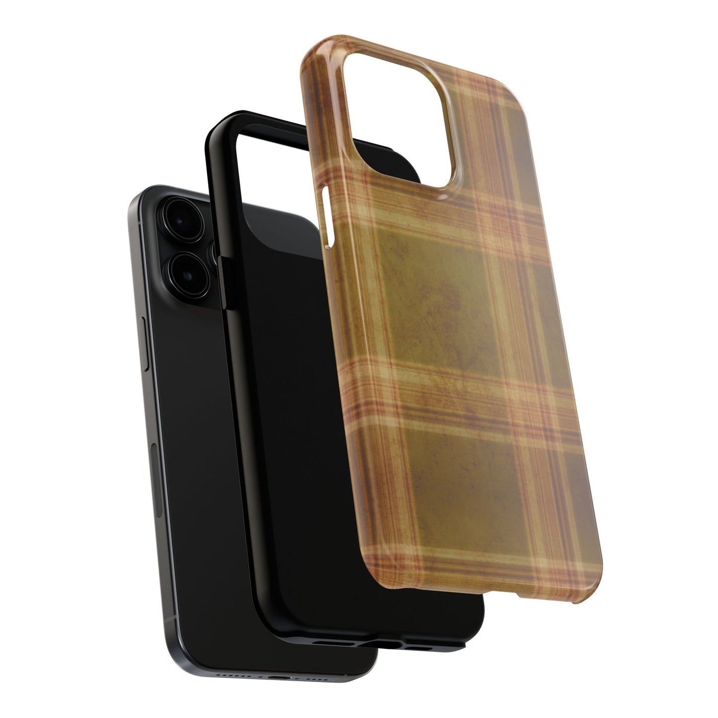 Amber Plaid Phone Case