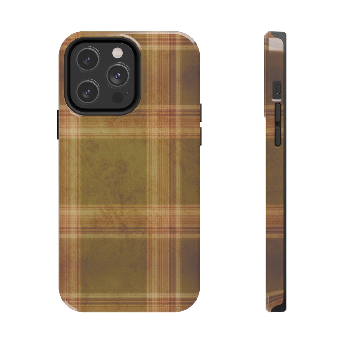 Amber Plaid Phone Case