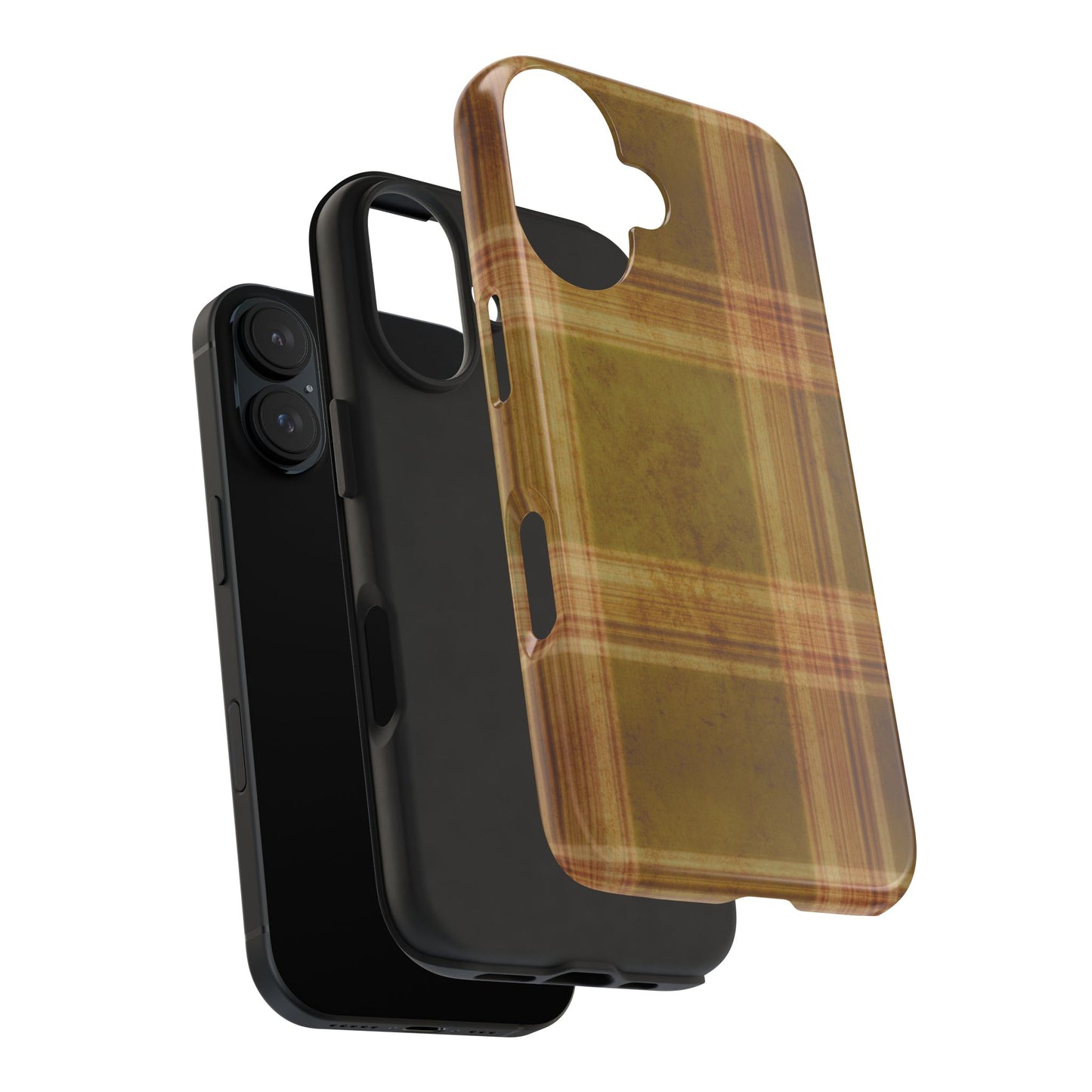 Amber Plaid Phone Case