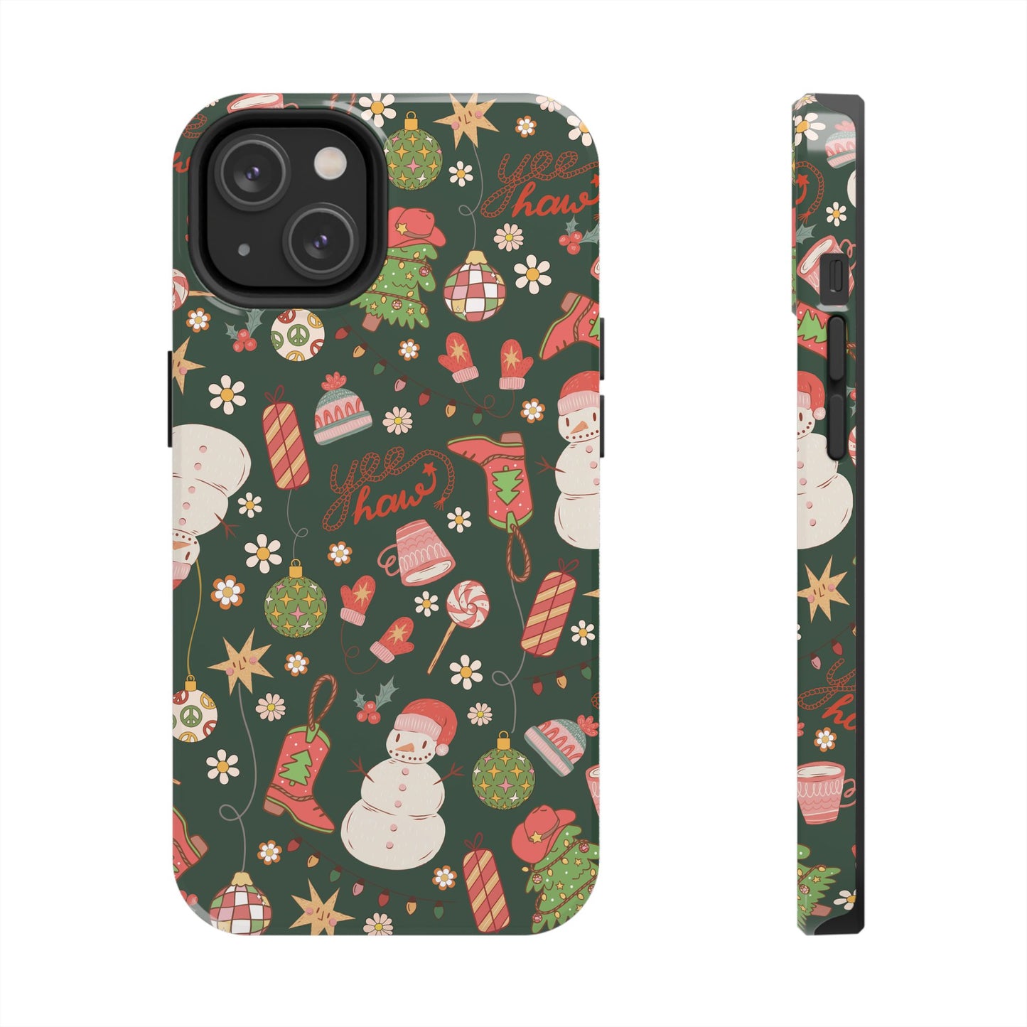 Yee Haw Snowman Phone Case
