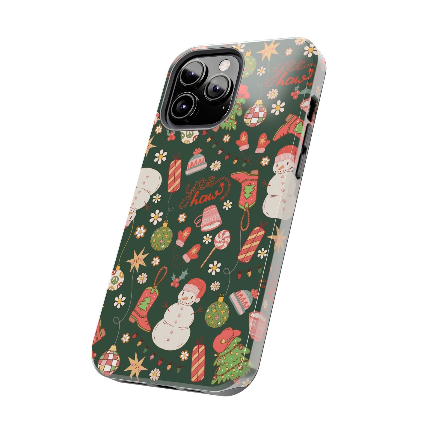 Yee Haw Snowman Phone Case