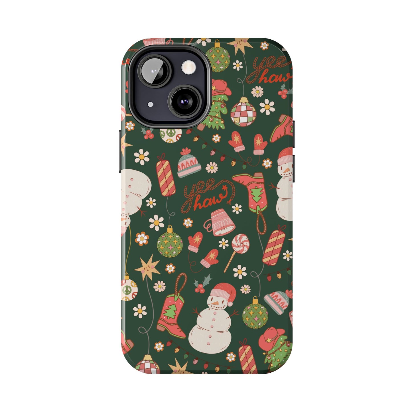 Yee Haw Snowman Phone Case