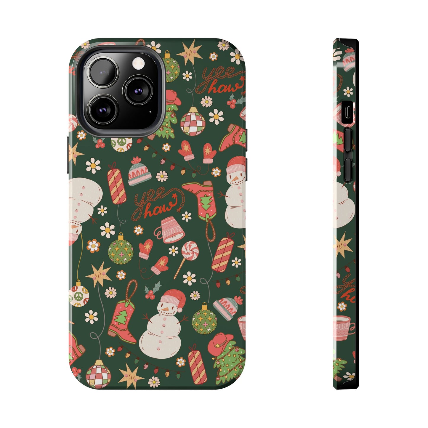 Yee Haw Snowman Phone Case