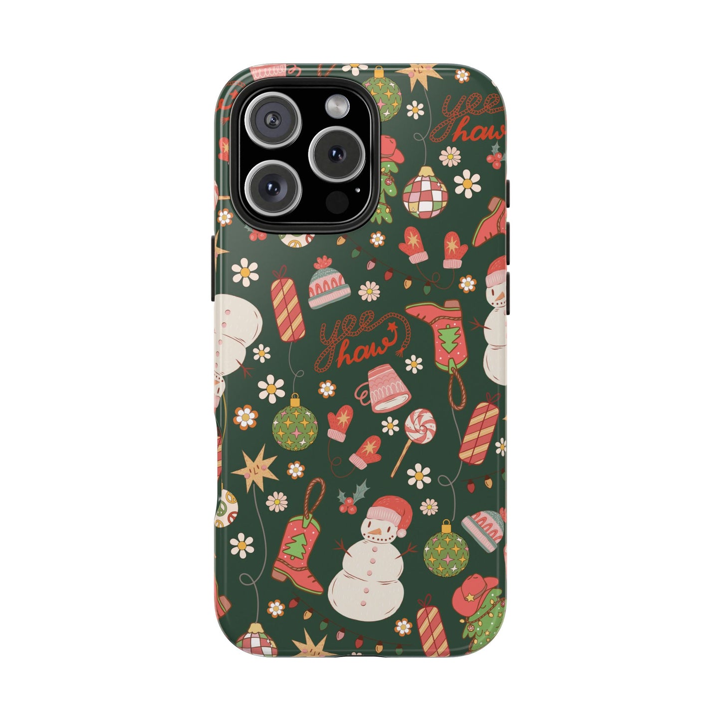 Yee Haw Snowman Phone Case