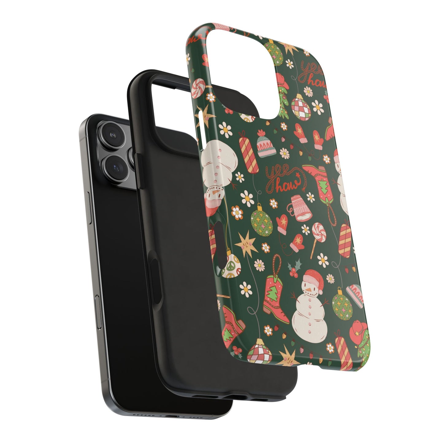 Yee Haw Snowman Phone Case