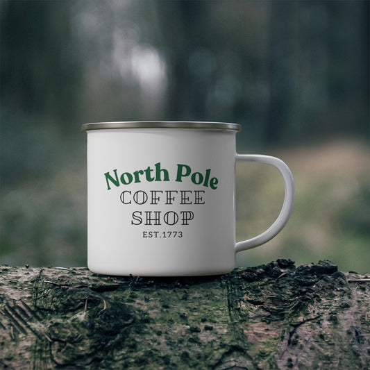 North Pole Coffee Camping Mug