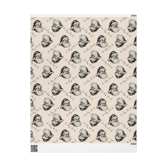 Vintage Santa Wrapping Paper