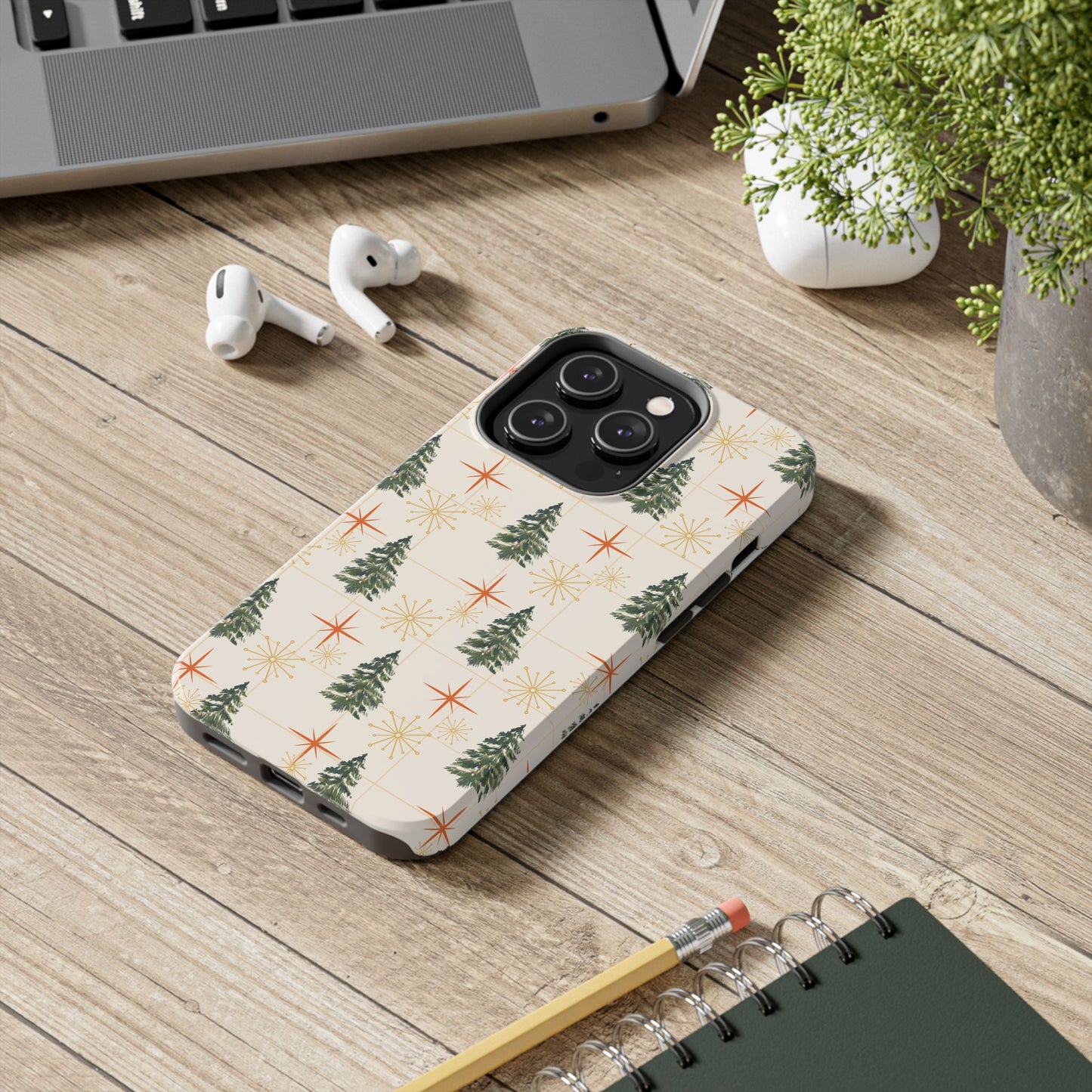 Mid Century Tree Phone Case
