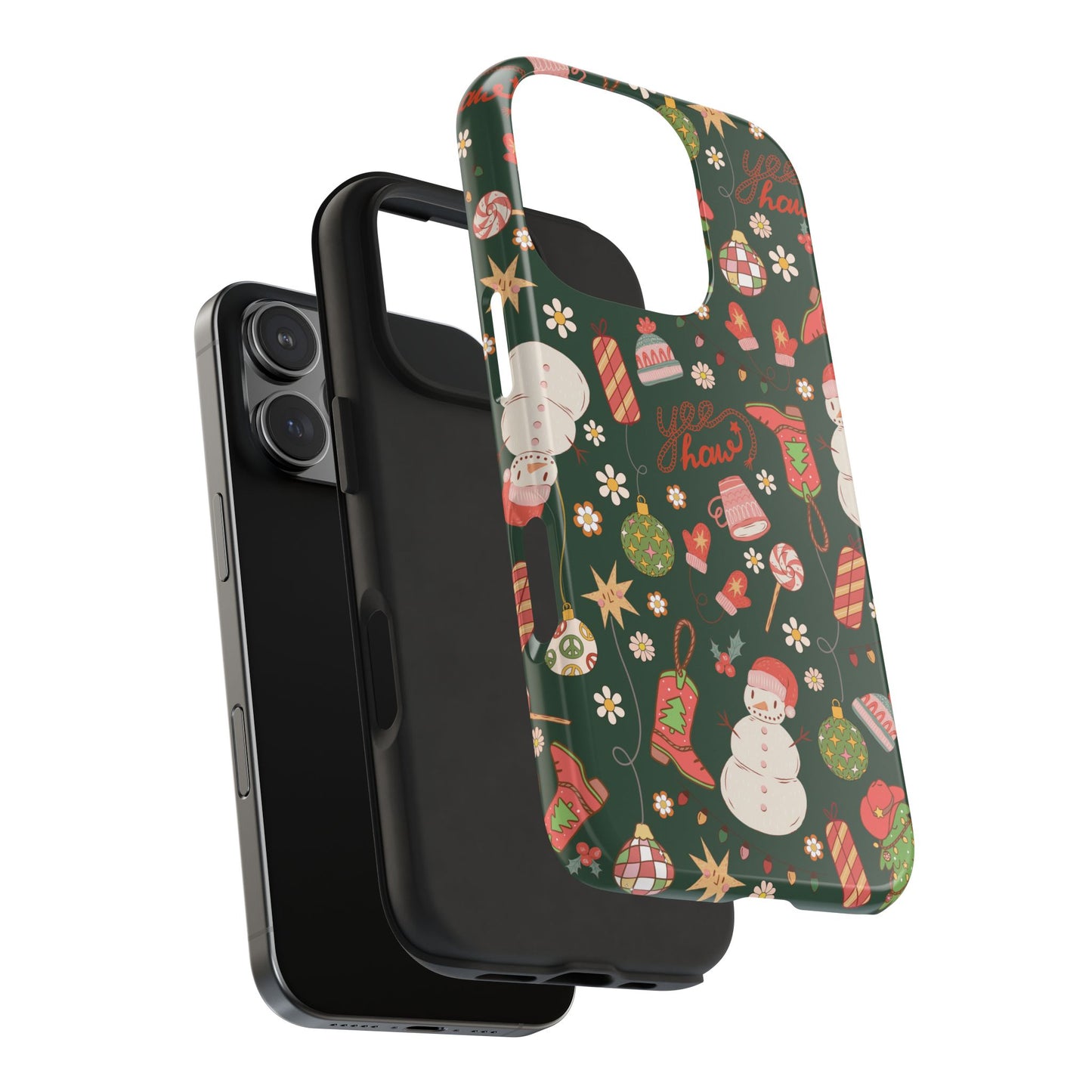 Yee Haw Snowman Phone Case