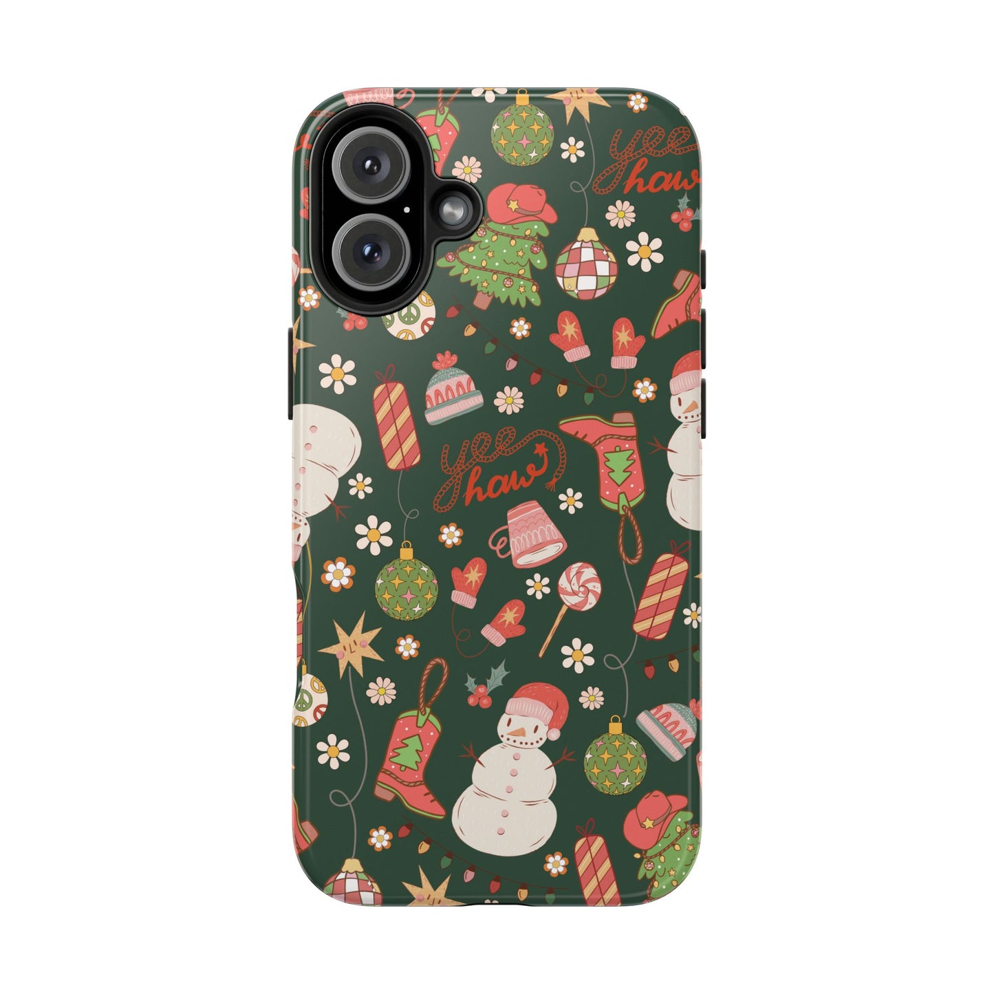Yee Haw Snowman Phone Case
