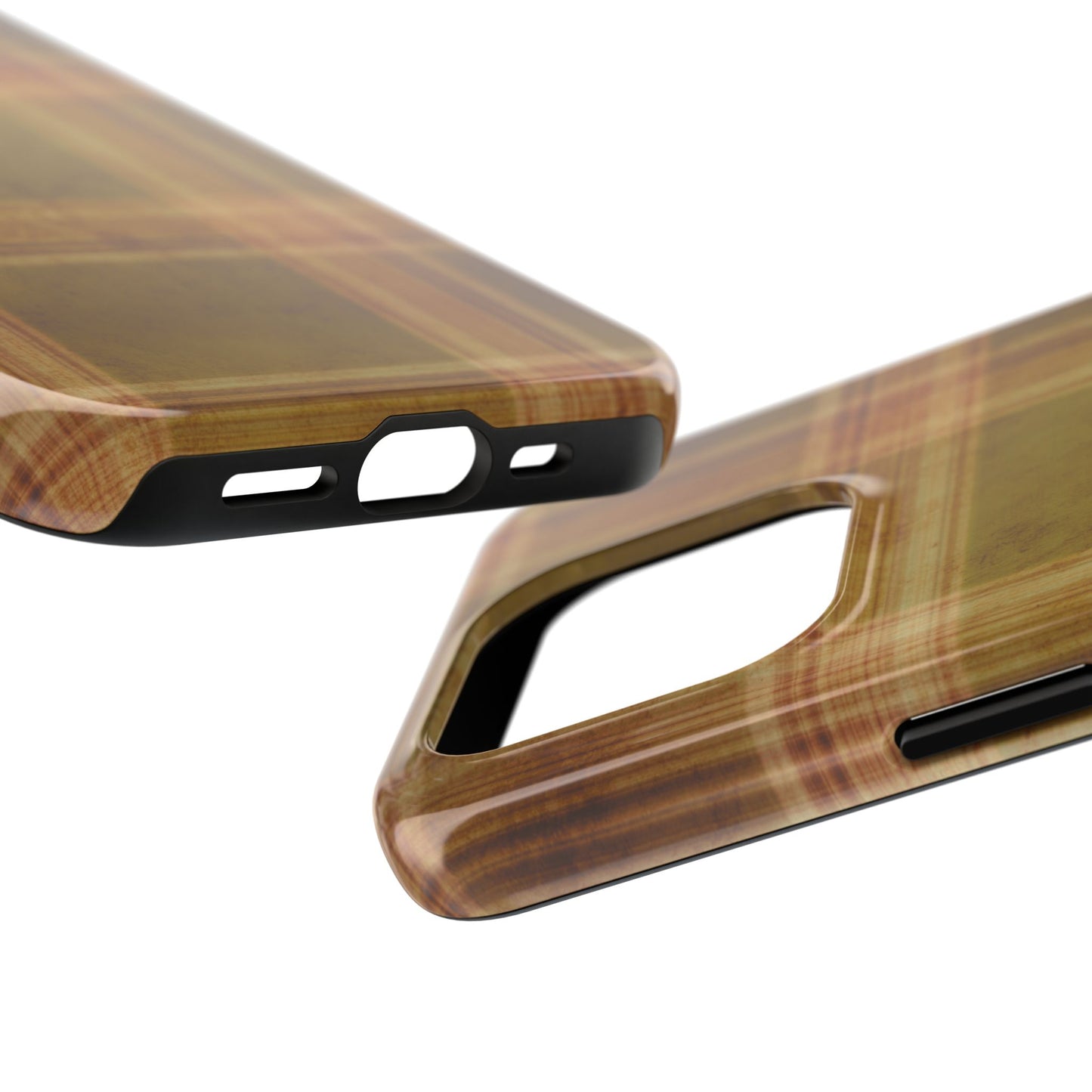 Amber Plaid Phone Case