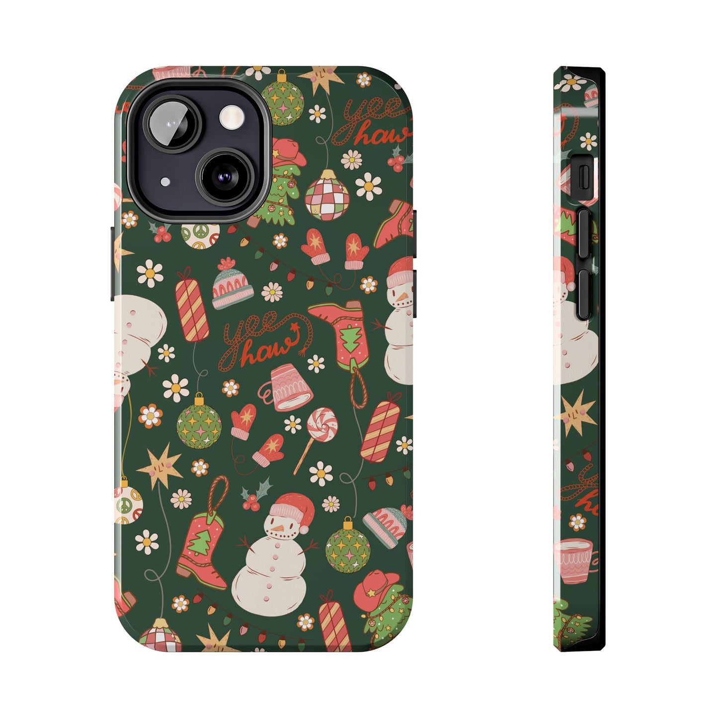 Yee Haw Snowman Phone Case
