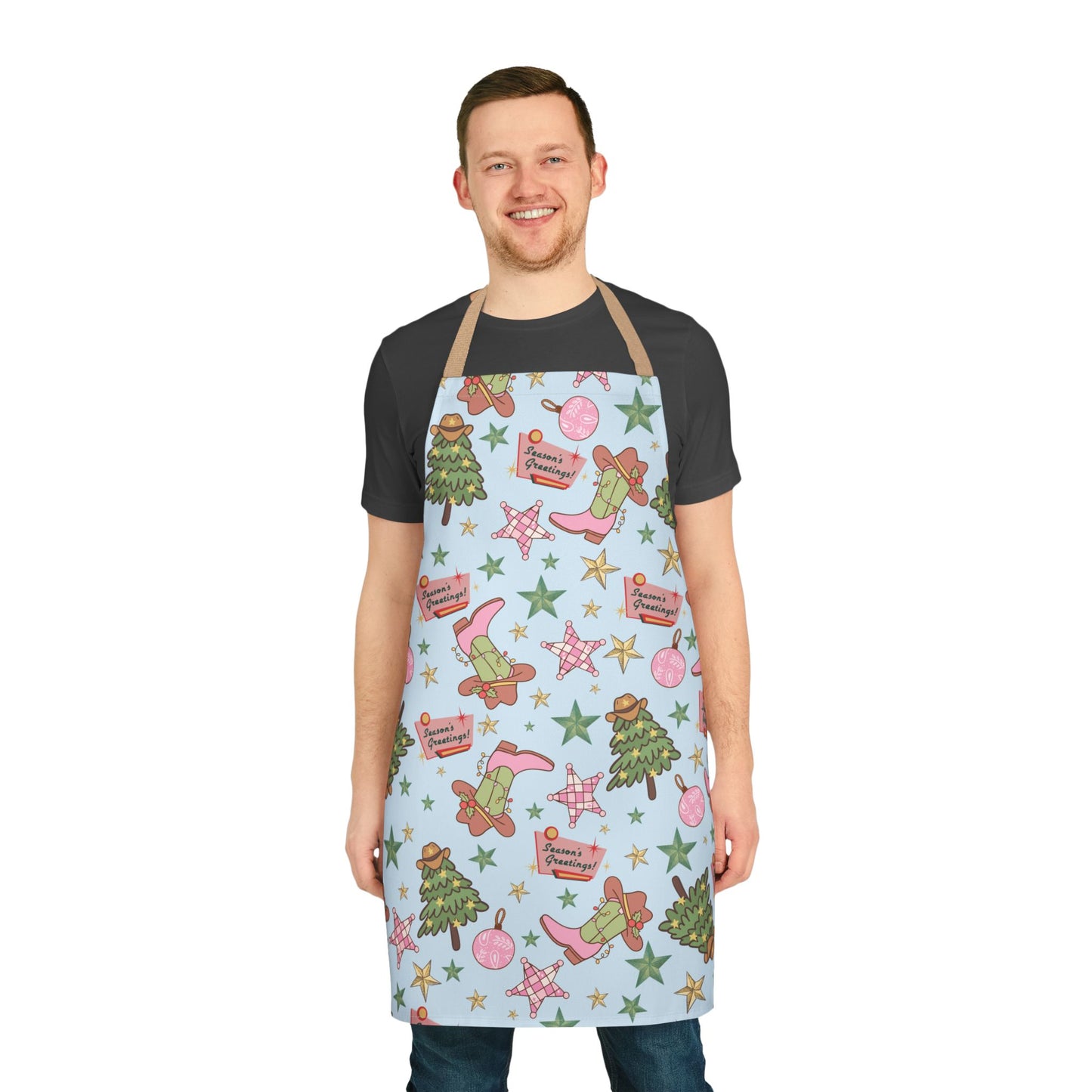 Blue Howdy Apron