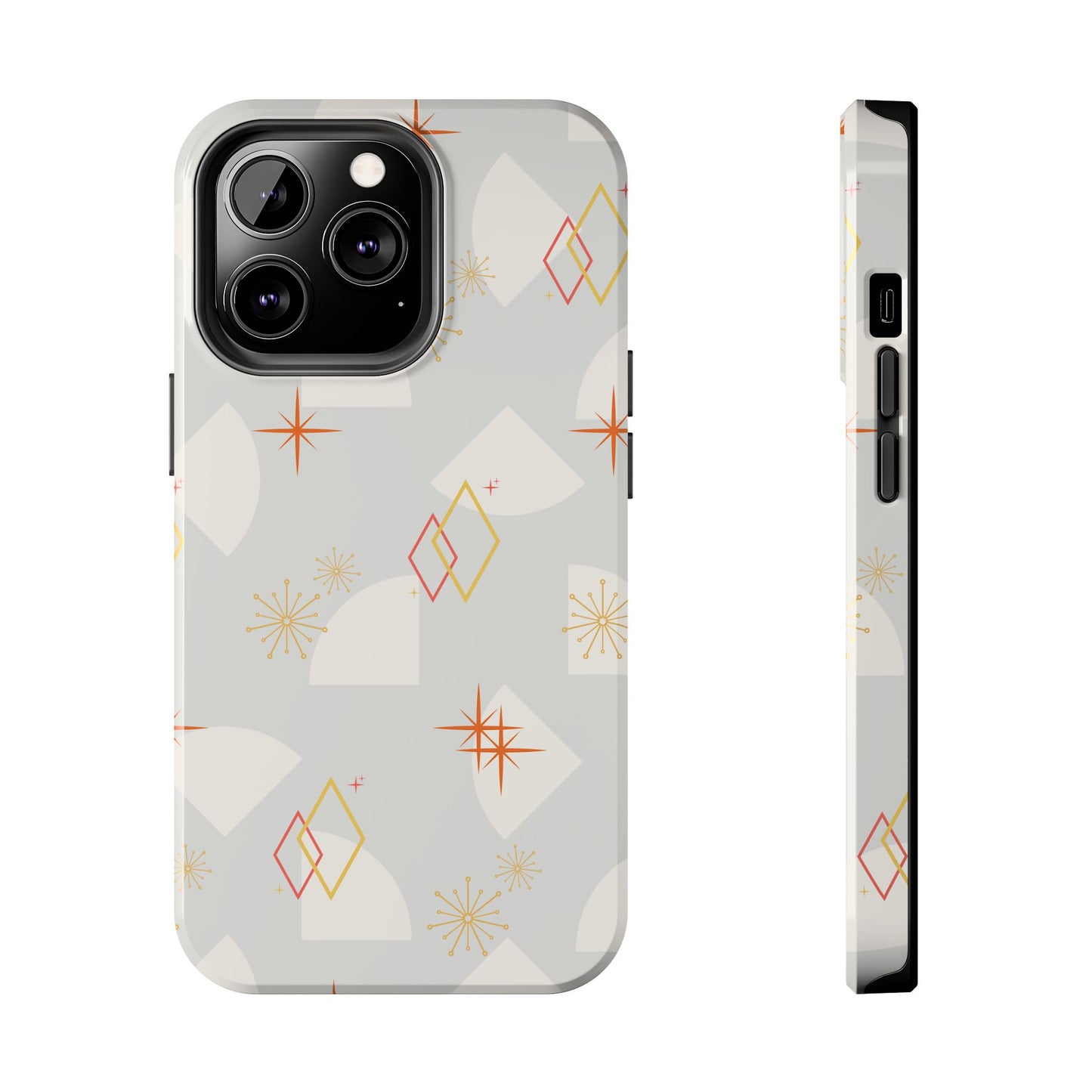 Mid Century Powder Blue Phone Case