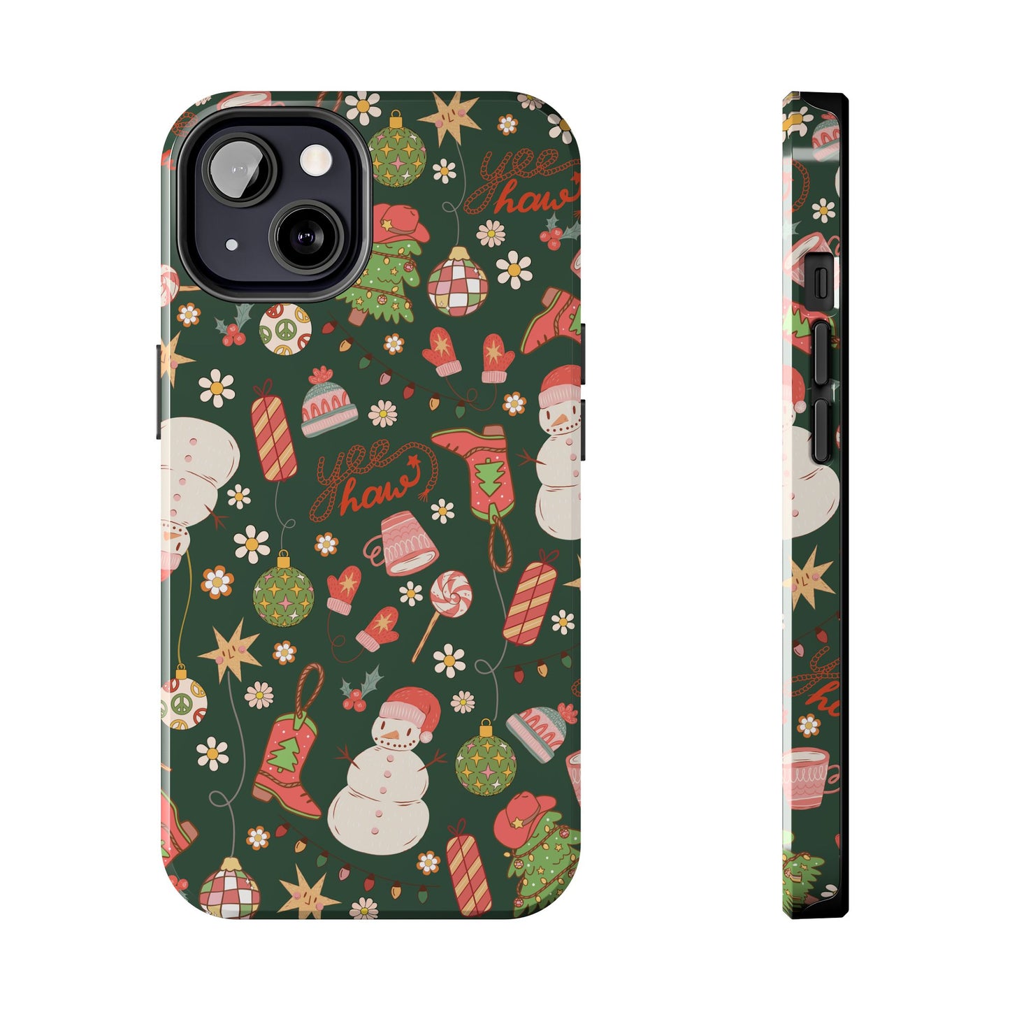 Yee Haw Snowman Phone Case