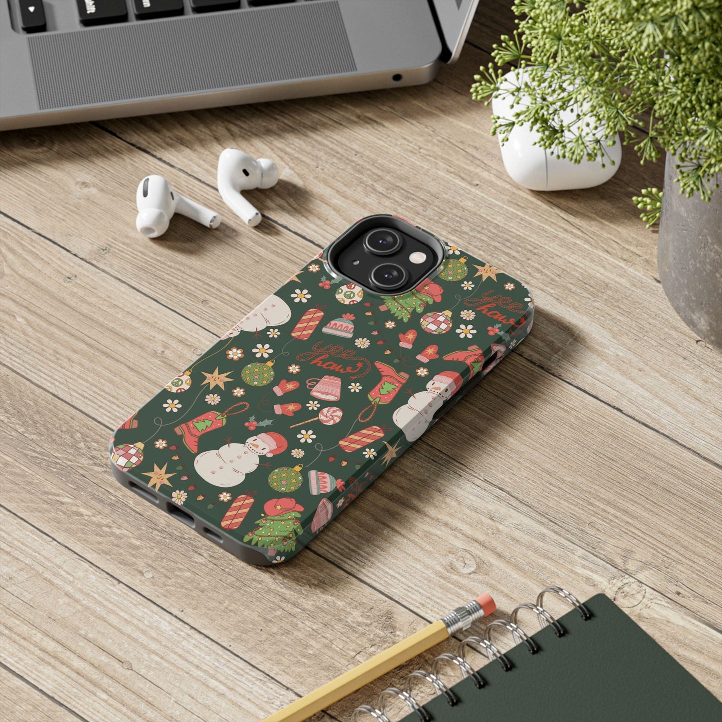 Yee Haw Snowman Phone Case