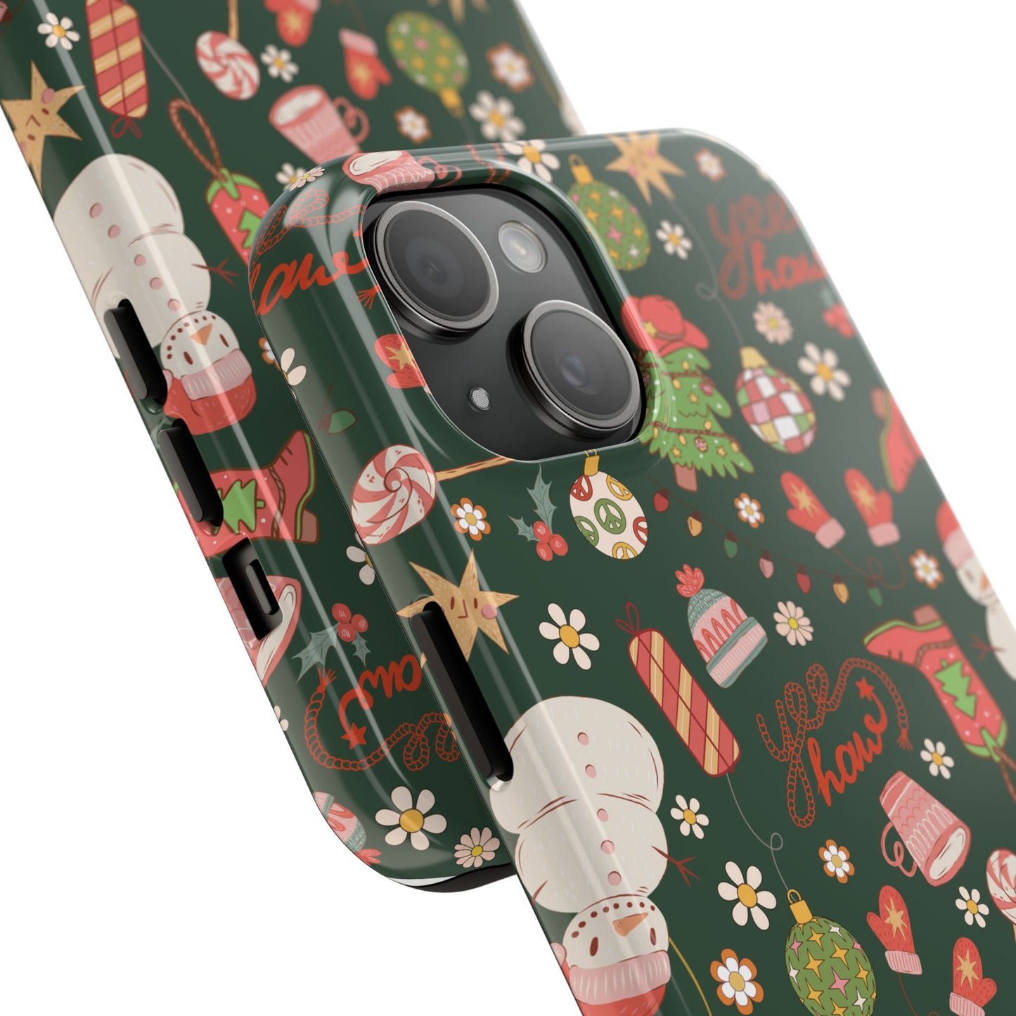 Yee Haw Snowman Phone Case