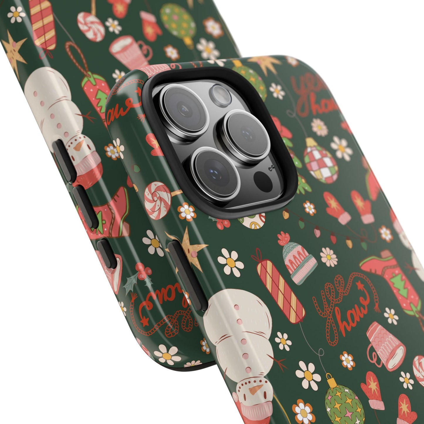 Yee Haw Snowman Phone Case