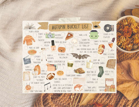 Autumn/Fall Bucket List (Download)