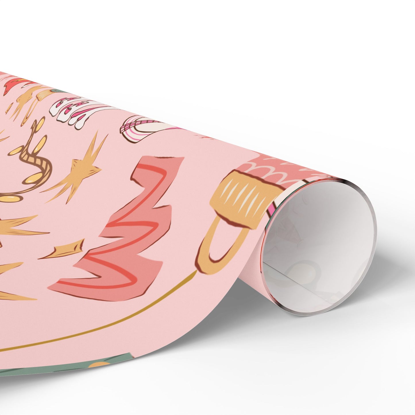 Pink Howdy Wrapping Paper