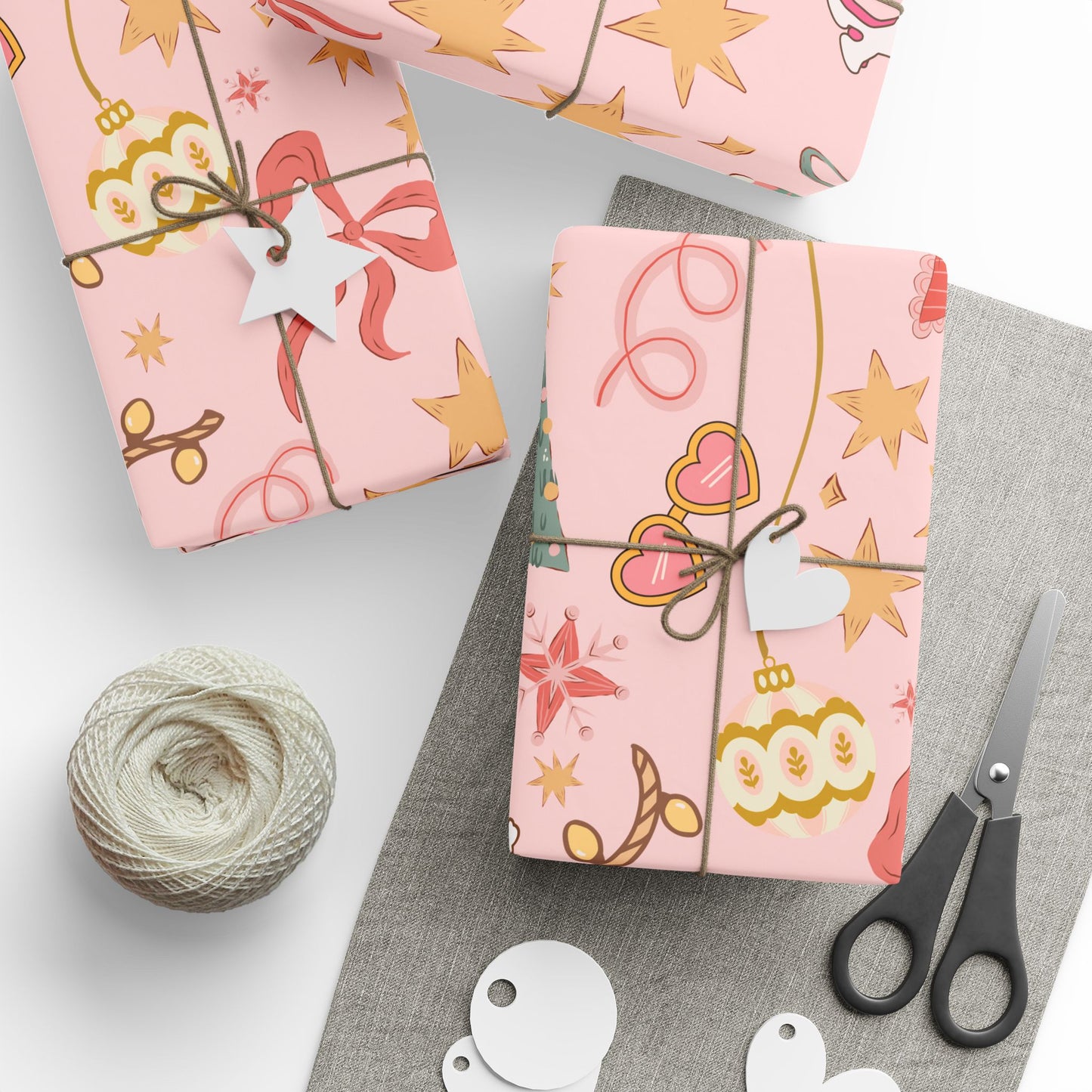 Pink Howdy Wrapping Paper
