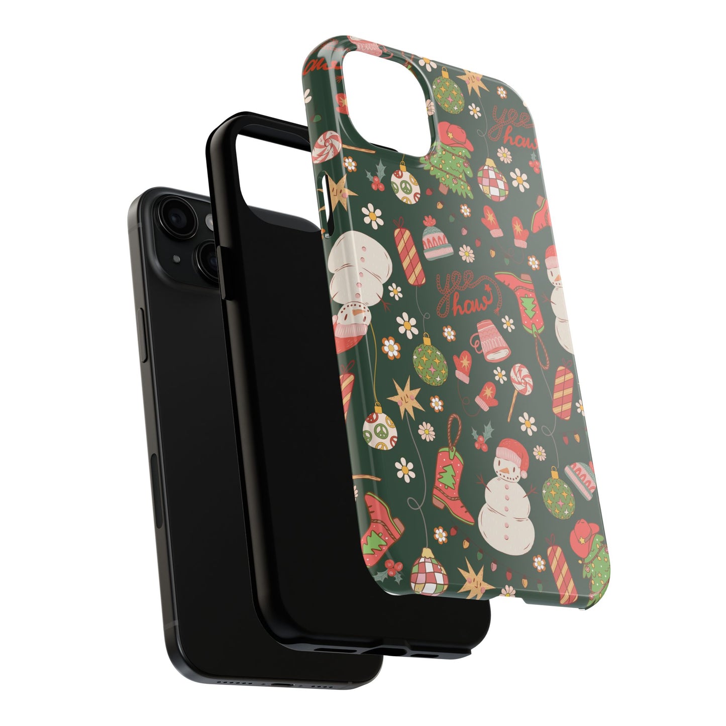 Yee Haw Snowman Phone Case