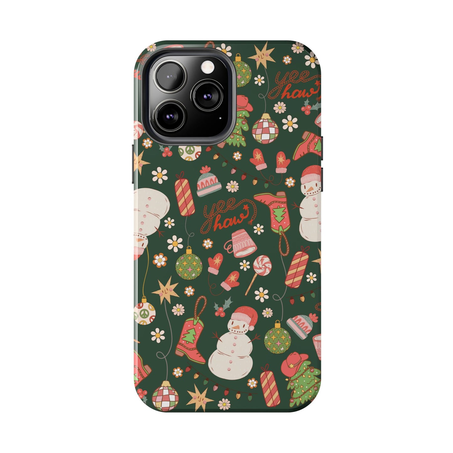 Yee Haw Snowman Phone Case
