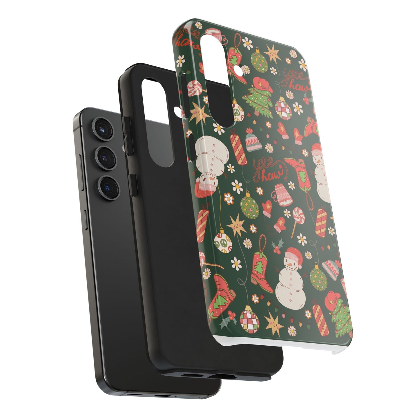Yee Haw Snowman Phone Case