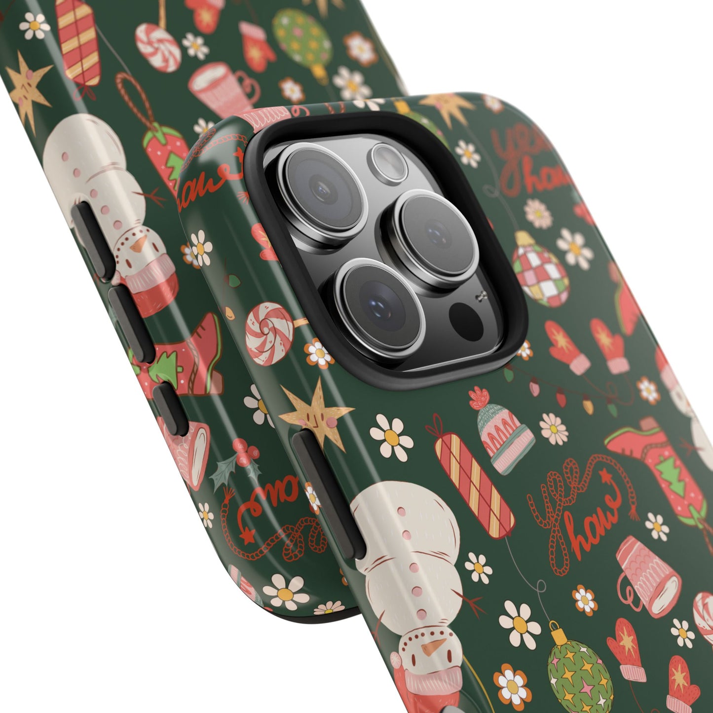 Yee Haw Snowman Phone Case