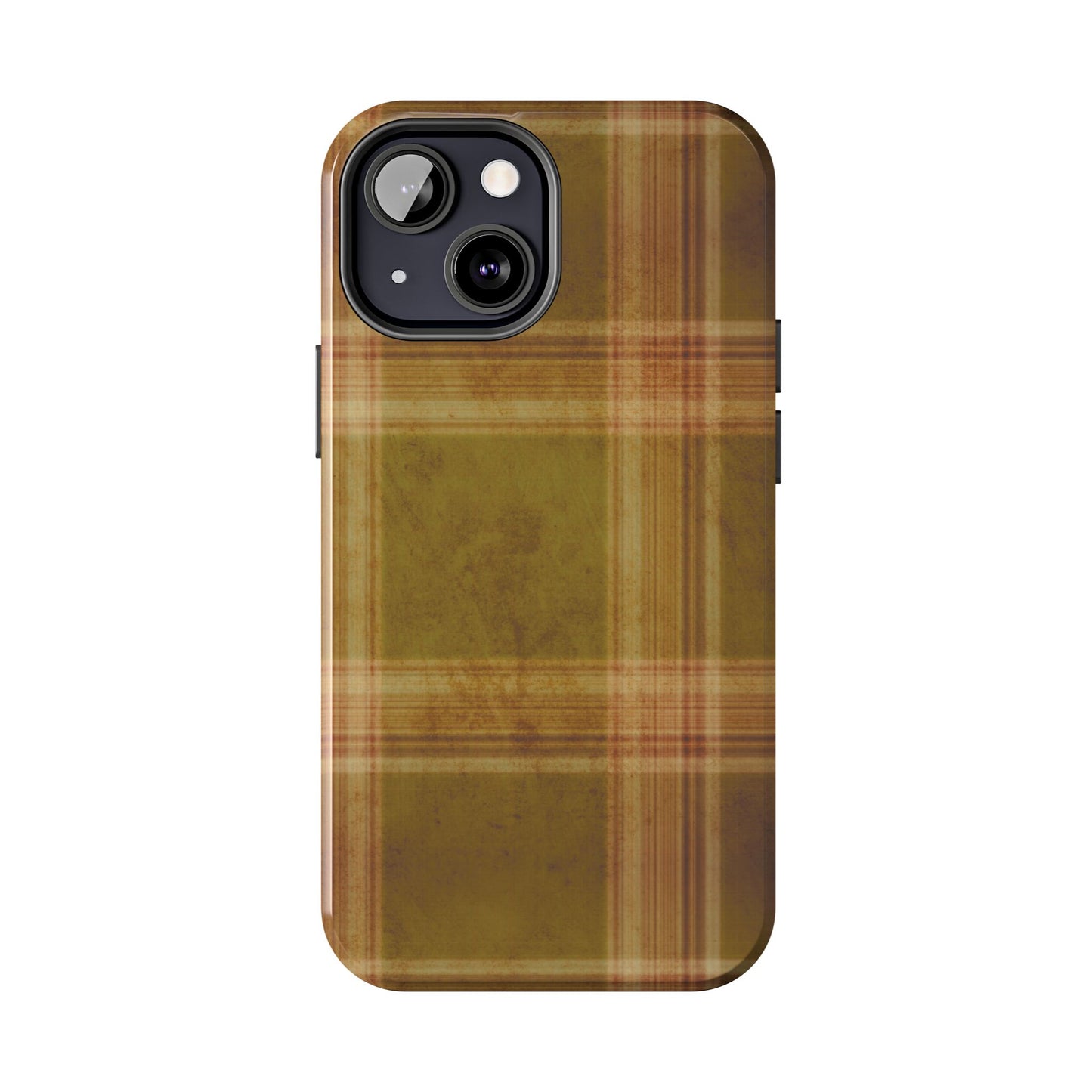 Amber Plaid Phone Case