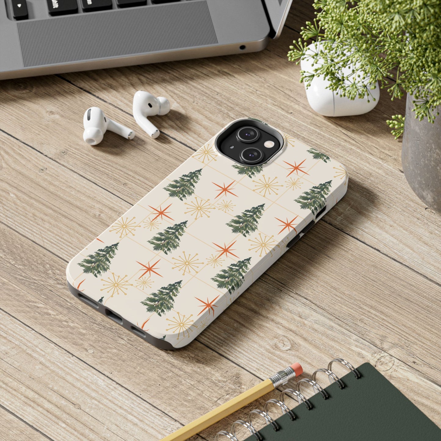 Mid Century Tree Phone Case