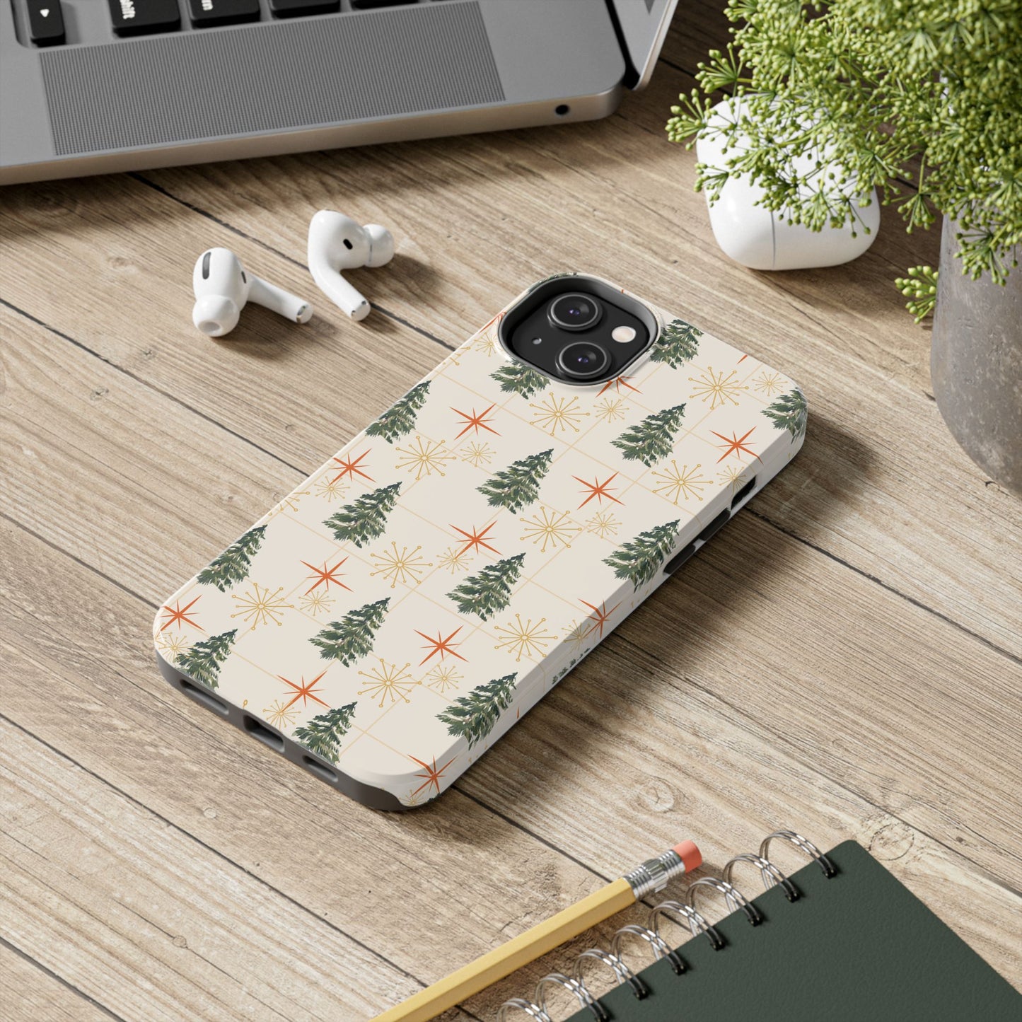 Mid Century Tree Phone Case