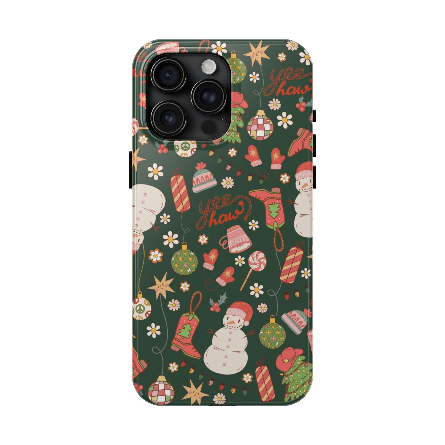 Yee Haw Snowman Phone Case