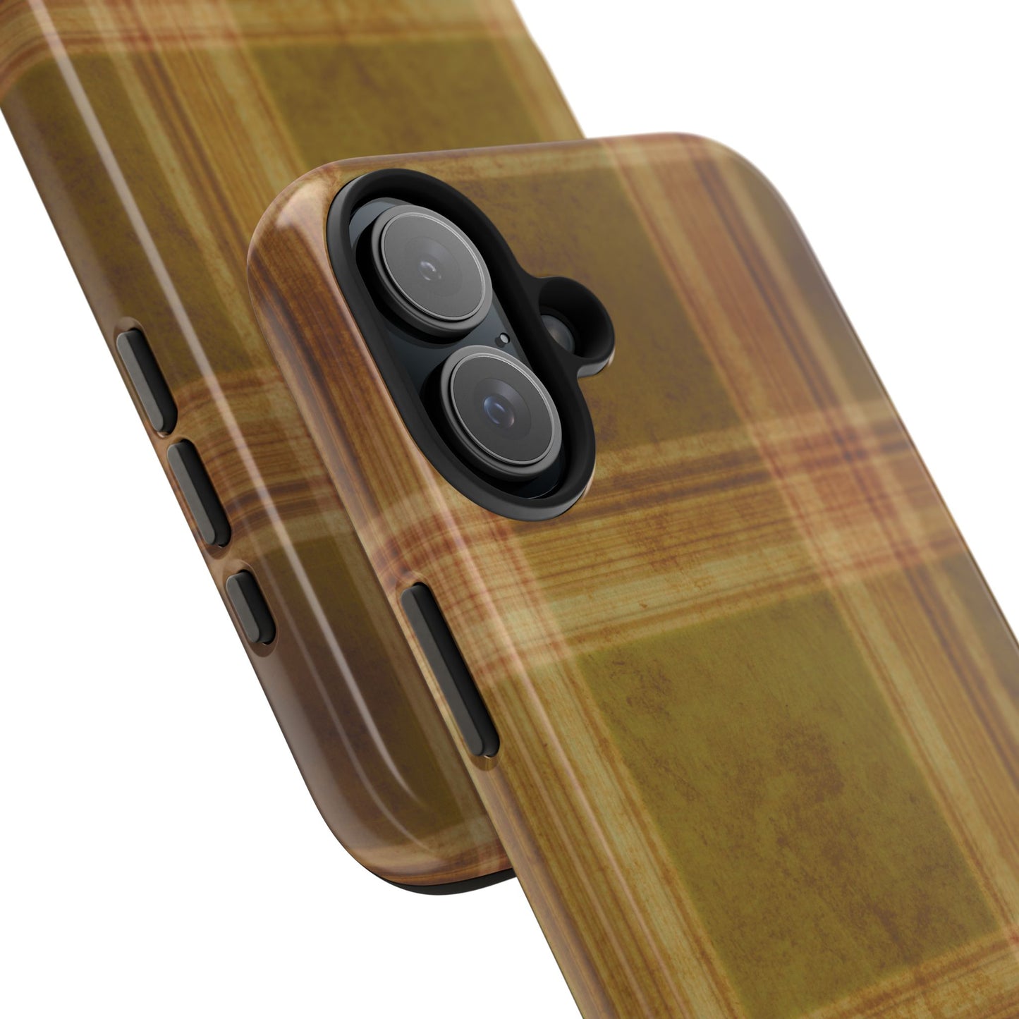 Amber Plaid Phone Case