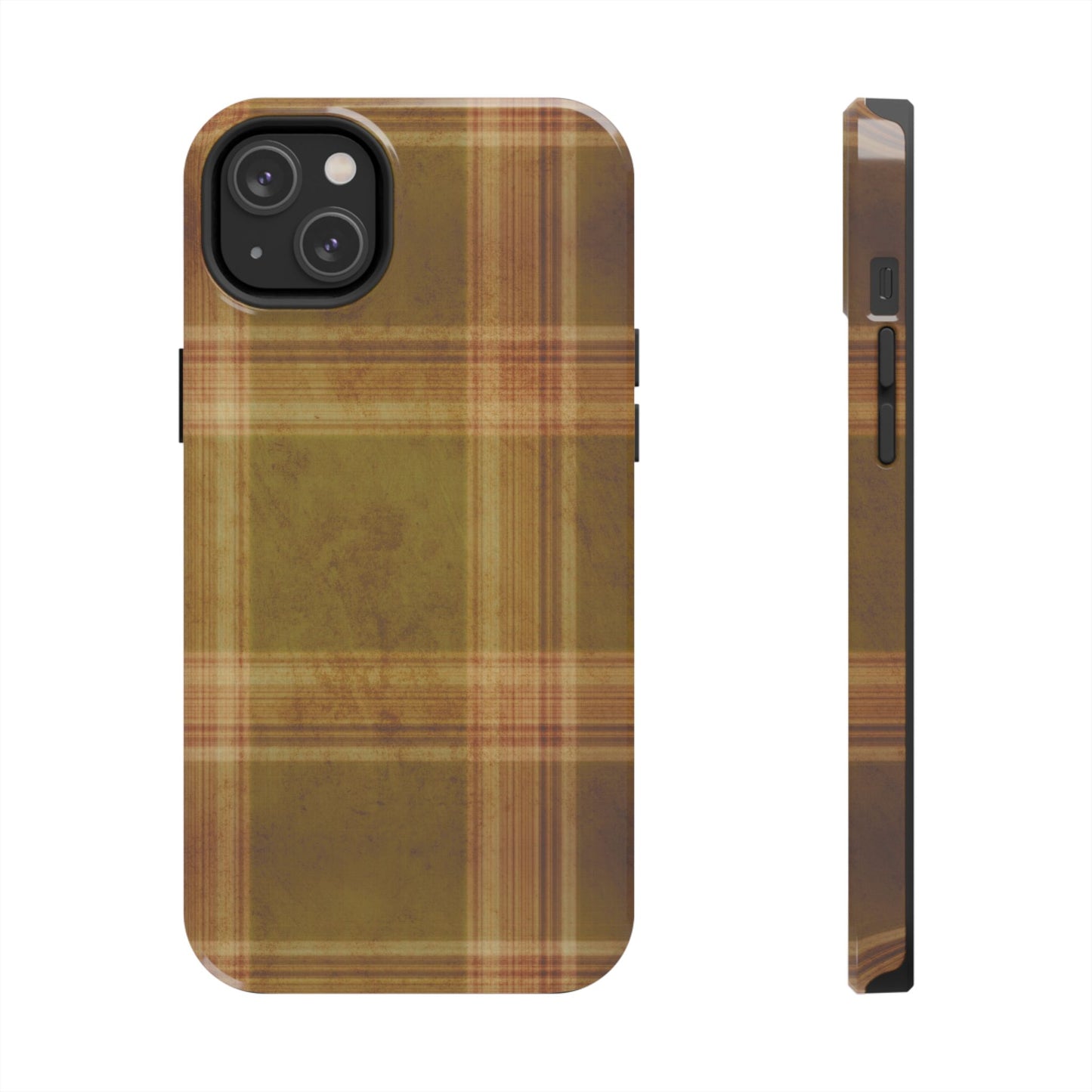 Amber Plaid Phone Case