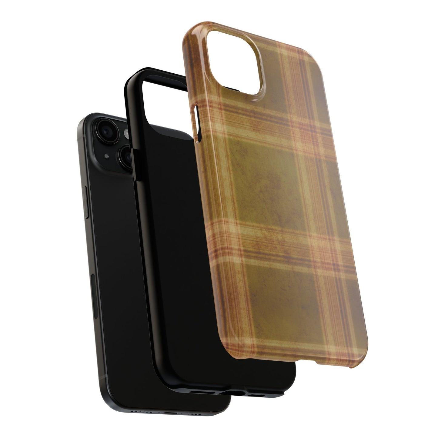 Amber Plaid Phone Case
