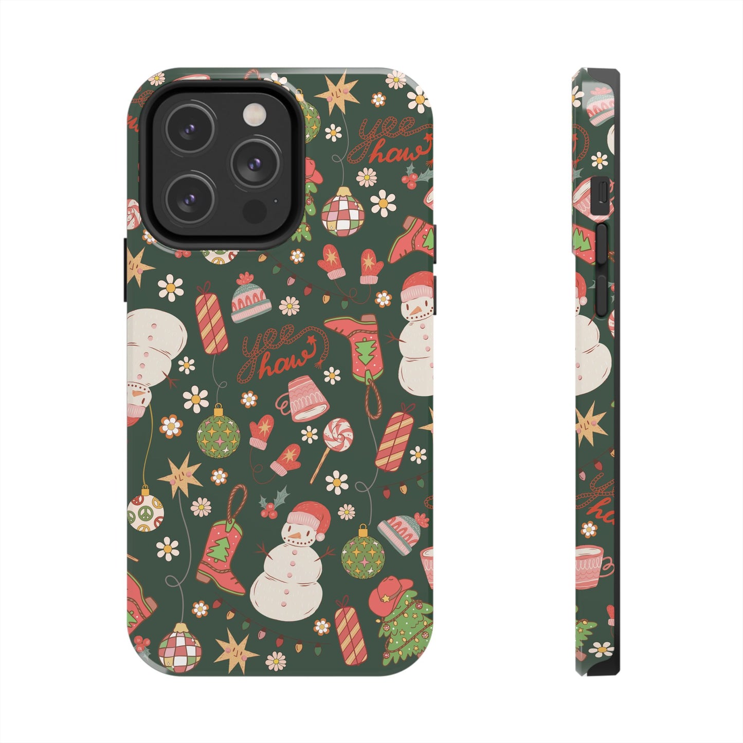 Yee Haw Snowman Phone Case